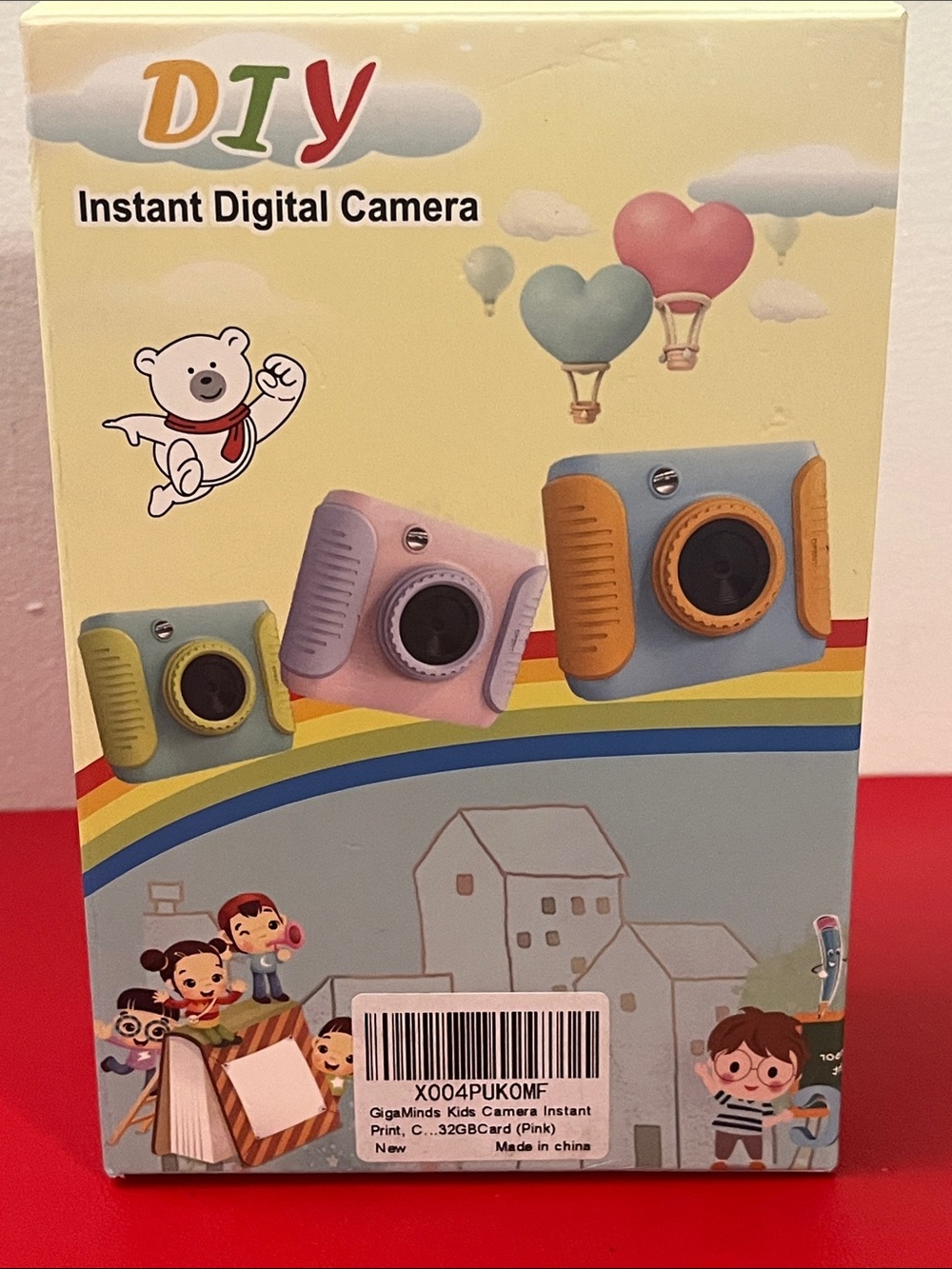 Kids Instant Print Camera,Christmas Birthday Gifts for Girls and Boys,1080P H.